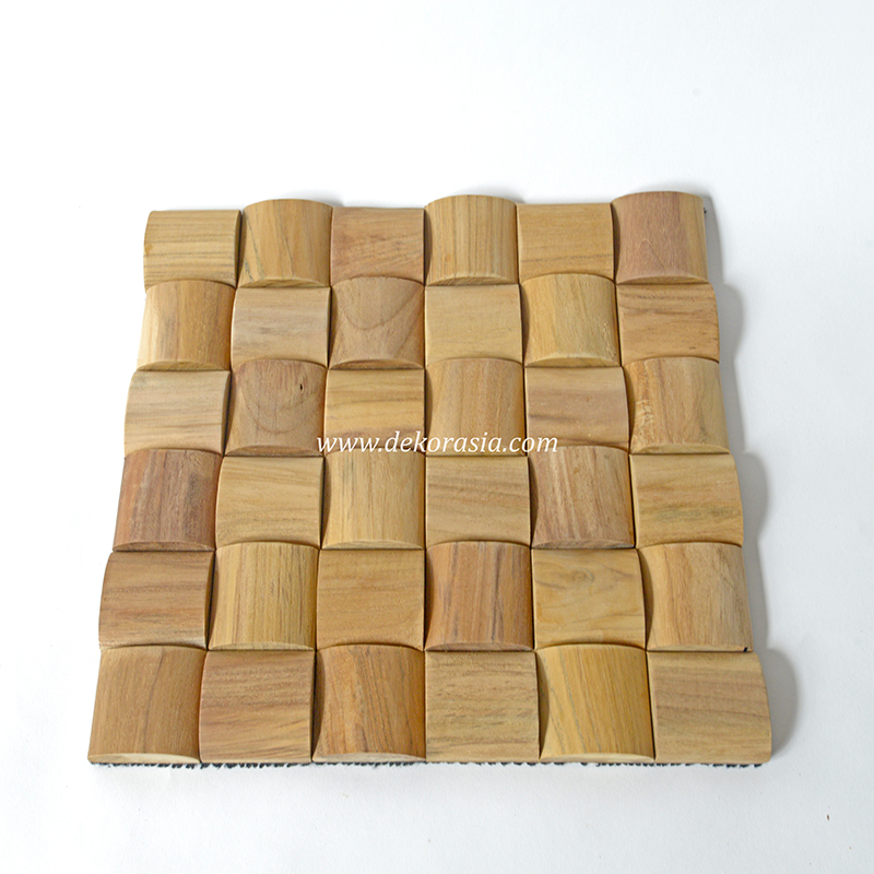 Cube Wood Wall Cladding 4 - 1 3D Wood Wall Cladding