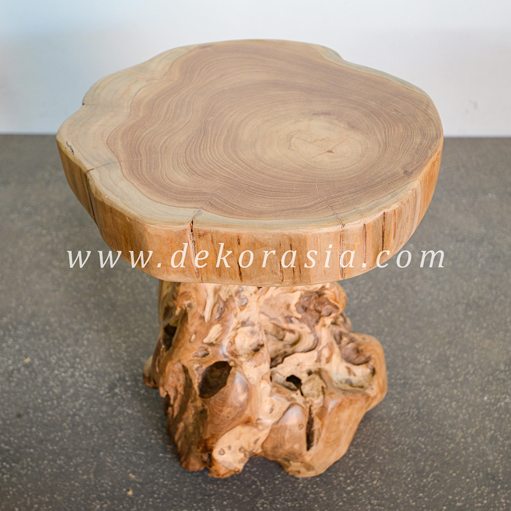Natural D40 - 3 Wooden Stools Natural