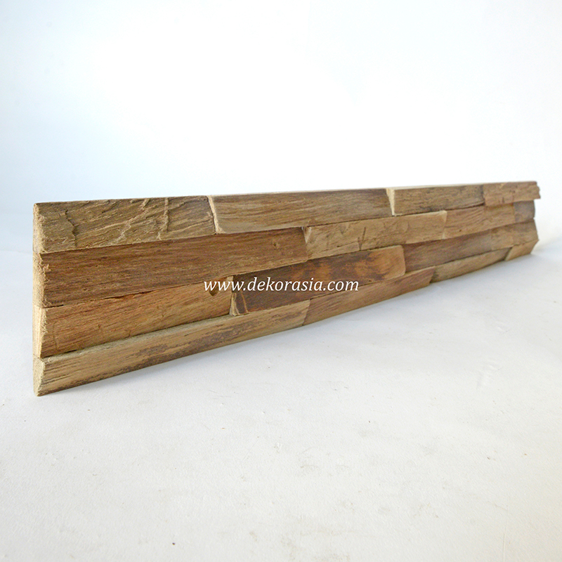 Wall Cladding Teak Bark3 Teak Cladding