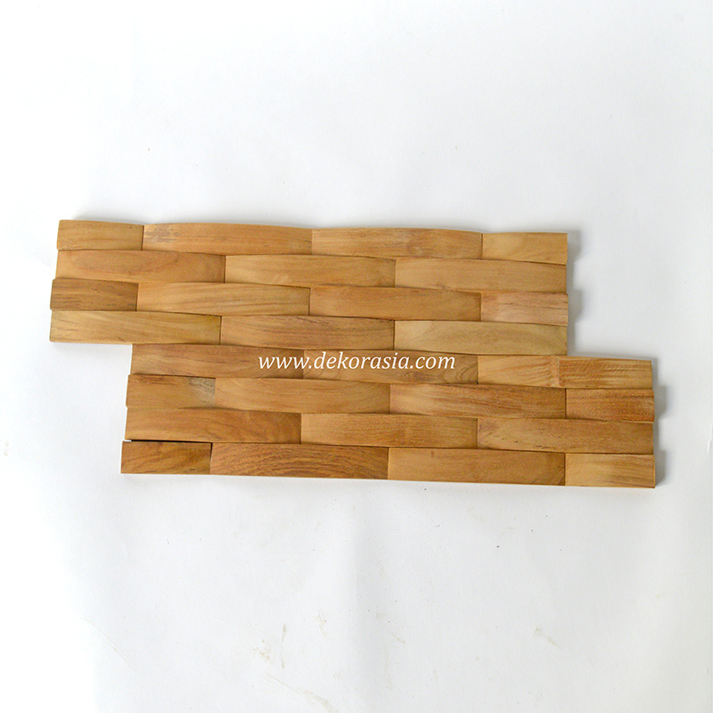 Wave Teak 1 Wood Wall Wave Teak
