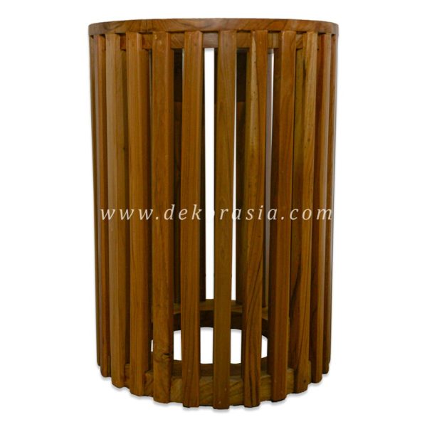 Slatted Wooden Stool