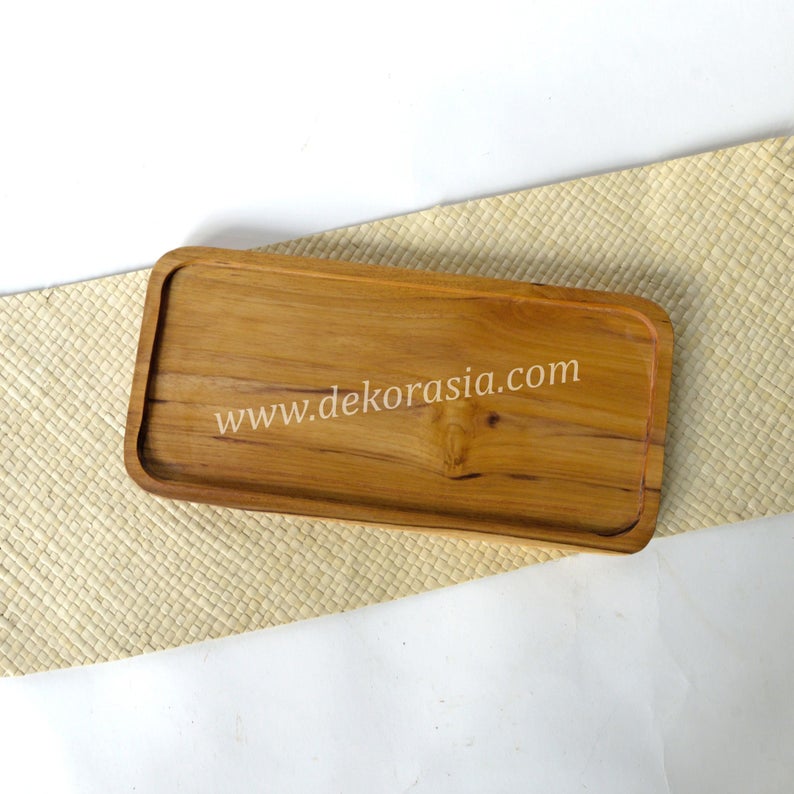 Natural Teak Wood Tray 5 Wood Tray
