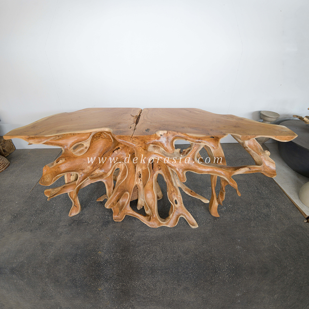 Teak Root Console (4) Console Table