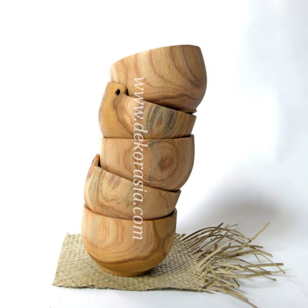 Wooden Round Bowl